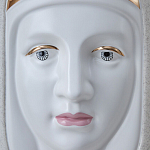 Ваза с золотисто-белыми фрагментами Faces of Imagination варинант исполнения - 6 | Loft Concept в Рязани