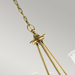 Люстра с прозрачными плафонами из пузырчатого стекла Kichler варинант исполнения - 5 | Loft Concept в Рязани