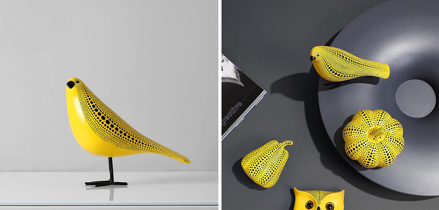 Статуэтка птичка Kusama Yayoi Статуэтка птичка Kusama Yayoi - Loft-Concept в Рязани