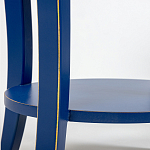 Синяя тумба на фигурных ножках Shelby варинант исполнения - 5 | Loft Concept в Рязани