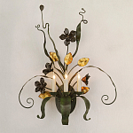 Бра с цветами и листьями Paradise Bush варинант исполнения - 3 | Loft Concept в Рязани