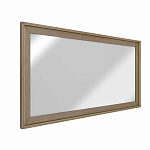 Зеркало прямоугольное с классической деревянной рамой Flowchart варинант исполнения - 1 | Loft Concept в Рязани