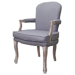 Кресло Aubrey Classical Armchair grey flax варинант исполнения - 3 | Loft Concept в Рязани