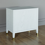 Прикроватная тумбочка с полкой Elsa Dreams White варинант исполнения - 4 | Loft Concept в Рязани