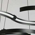 Люстра подвесная светодиодная в виде волнообразной ленты Ribbon Vortex варинант исполнения - 5 | Loft Concept в Рязани