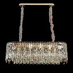 Люстра овальная с хрустальными подвесками Roul Crystal Light варинант исполнения - 1 | Loft Concept в Рязани