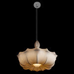 Подвесной светильник с белым фигурным абажуром и мягкими волнистыми краями Cloud Motion  варинант исполнения - 9 | Loft Concept в Рязани