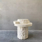 Дизайнерский журнальный стол цилиндрической формы фактурный Mylepen варинант исполнения - 1 | Loft Concept в Рязани