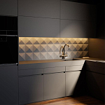 Гипсовая 3D панель с принтографией PM-104 варинант исполнения - 2 | Loft Concept в Рязани