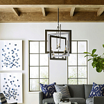 Люстра из пересекающихся квадратных элементов Intersecting Squares варинант исполнения - 2 | Loft Concept в Рязани