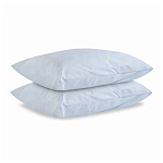 Постельное белье голубого цвета из перкаля с принтом 200х220 см Aurora Allure варинант исполнения - 2 | Loft Concept в Рязани