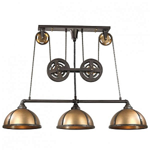 Люстра Loft Light Rust and Brass three plafond