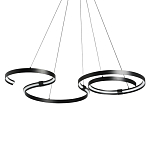 Люстра подвесная светодиодная в виде волнообразной ленты Ribbon Vortex варинант исполнения - 1 | Loft Concept в Рязани