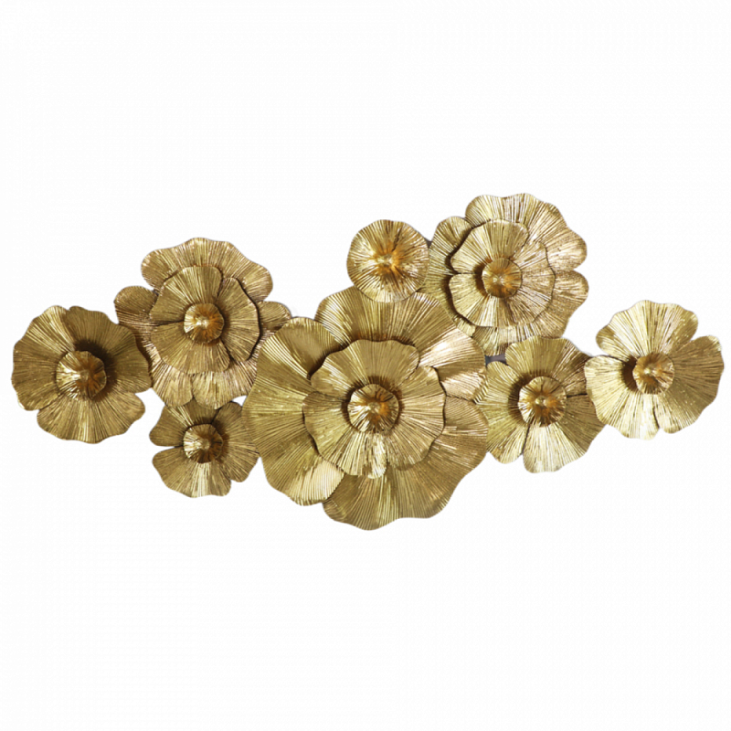 Панно настенное Blank Sheet Delicate Flower Золотой Панно настенное Blank Sheet Delicate Flower Золотой в Рязани | Loft Concept