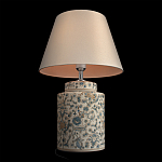 Настольная лампа цилиндрическая с цветочной росписью Lamp Flower Painting варинант исполнения - 5 | Loft Concept в Рязани
