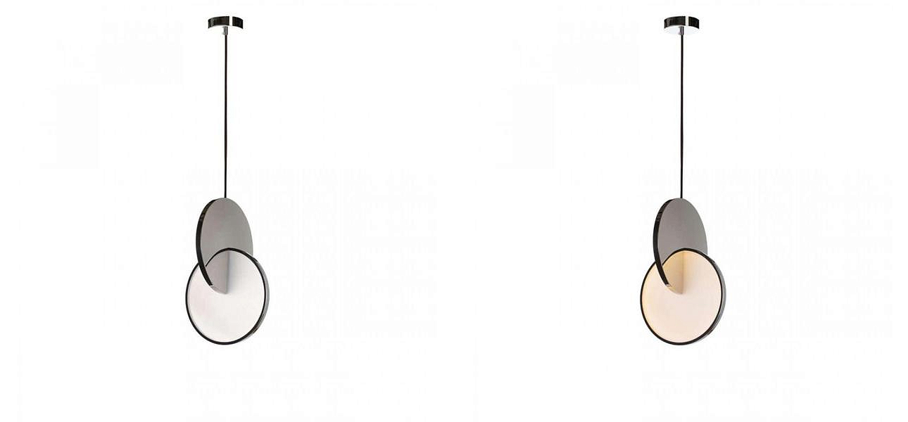 Подвесной светильник Eclipse Pendant Light Сhrome Подвесной светильник Eclipse Pendant Light Сhrome - Loft-Concept в Рязани