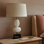 Настольная лампа на фигурном мраморном основании Conundrum варинант исполнения - 4 | Loft Concept в Рязани