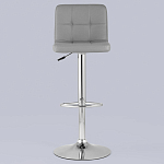 Барный стул с сиденьем серого цвета Honory варинант исполнения - 3 | Loft Concept в Рязани