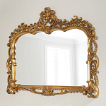 Зеркало настенное в ажурной раме в стиле барокко Ornate Ornaments варинант исполнения - 2 | Loft Concept в Рязани
