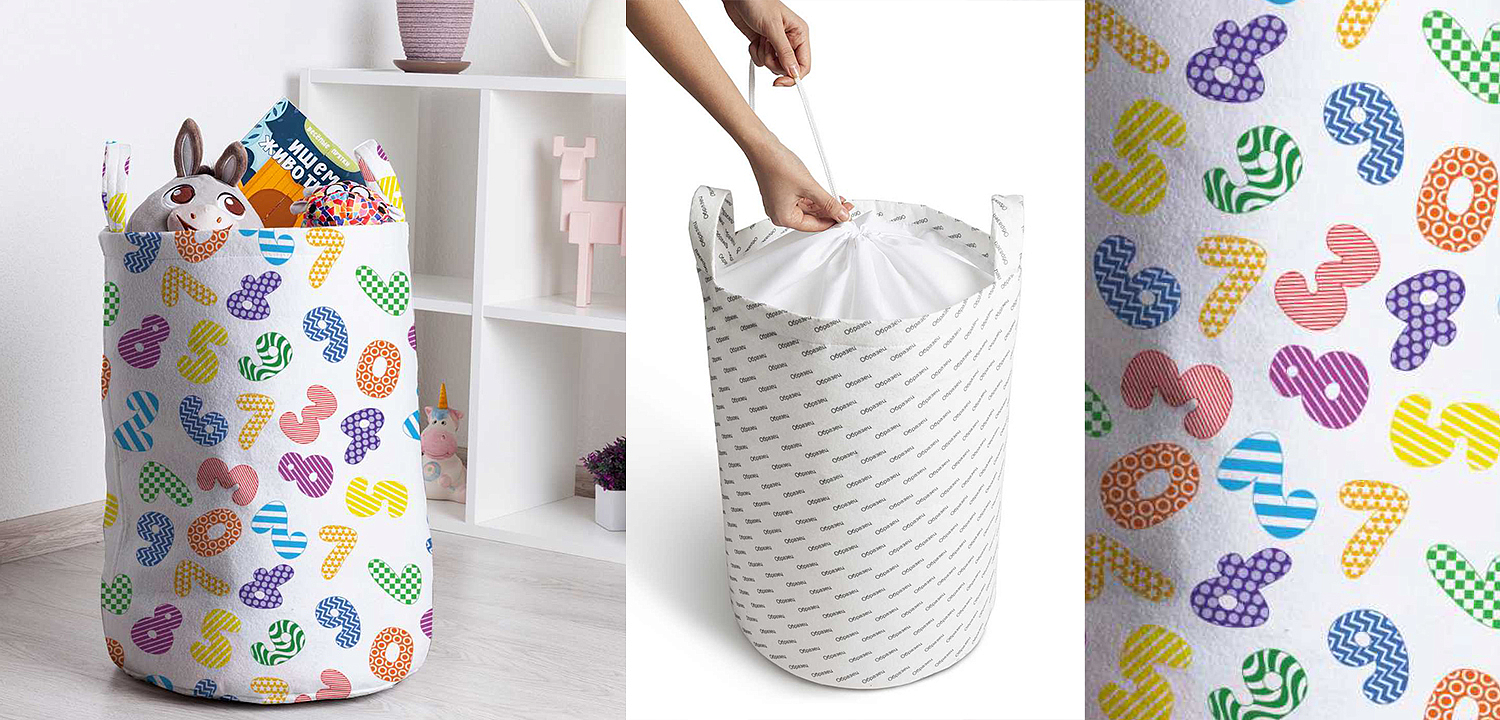 Корзина Colored Numbers Basket Корзина Colored Numbers Basket - Loft-Concept в Рязани