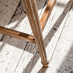 Барный стул из массива бука светло-зеленый с растительным орнаментом Raffael Angel Green Bar stool варинант исполнения - 5 | Loft Concept в Рязани