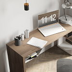 Письменный стол прямоугольный с полочкой под столешницей EcoComb варинант исполнения - 3 | Loft Concept в Рязани