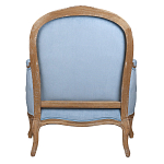 Кресло Ava Classical Armchair light blue velour варинант исполнения - 3 | Loft Concept в Рязани
