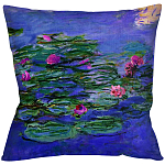 Подушка декоративная с цветочным принтом Impressionism in Art варинант исполнения - 1 | Loft Concept в Рязани