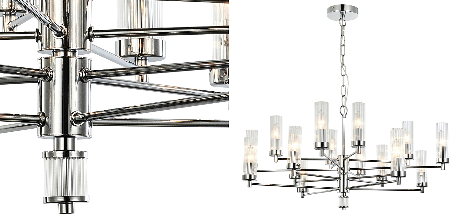 Люстра Jeanette Chandelier Chromium 85 Люстра Jeanette Chandelier Chromium 85 - Loft-Concept в Рязани