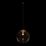 Подвесной светильник со стеклянным прозрачным плафоном в форме шара и золотыми металлическим акцентами 30 ClassiCon варинант исполнения - 3 | Loft Concept в Рязани