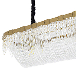 Люстра с хрустальными подвесками Riche Crystal Metal Chandelier 12 варинант исполнения - 3 | Loft Concept в Рязани