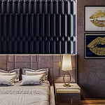 Гипсовая 3D Панель CRYSTAL SYMPHONY B варинант исполнения - 1 | Loft Concept в Рязани