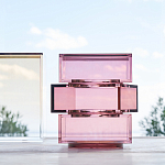 Стол журнальный в форме кубов Acrylic Furniture Lumina Crimson Clarity варинант исполнения - 9 | Loft Concept в Рязани