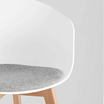 Стул из пластика с мягким сиденьем Eames варинант исполнения - 6 | Loft Concept в Рязани