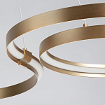 Люстра подвесная светодиодная в виде волнообразной ленты Ribbon Vortex варинант исполнения - 18 | Loft Concept в Рязани