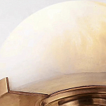 Бра с 2-мя мраморными плафонами на латунном корпусе Light Warm Light варинант исполнения - 2 | Loft Concept в Рязани