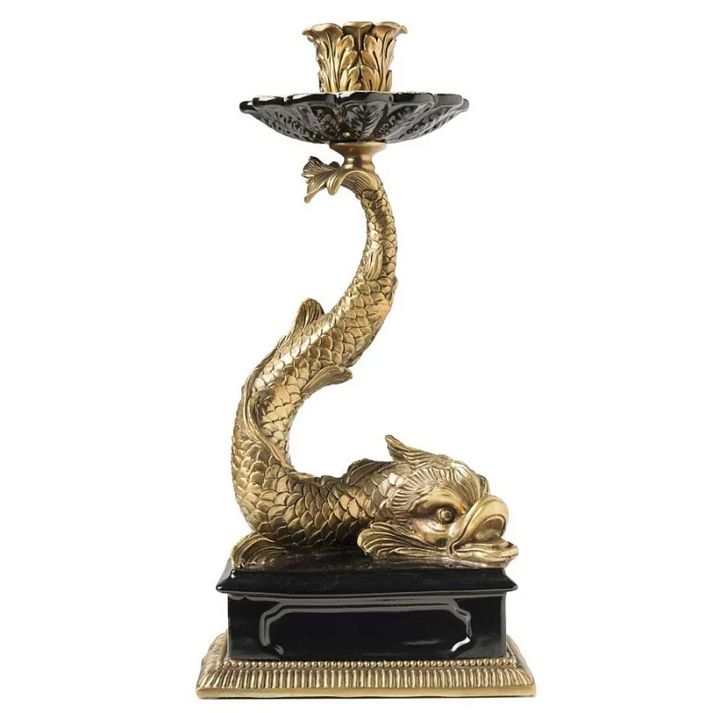 Подсвечник Candleholder Triton Atlanta Черный Бронза Подсвечник Candleholder Triton Atlanta Черный Бронза в Рязани | Loft Concept