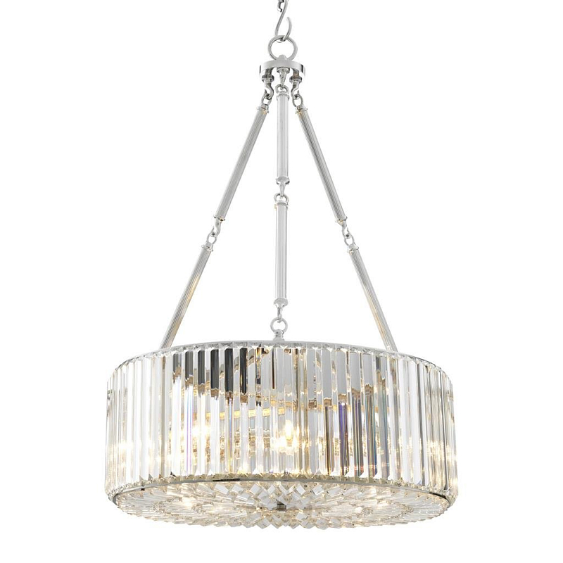 Люстра Chandelier Infinity Nickel Никель Прозрачный (Transparent) в Рязани | Loft Concept 