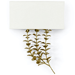 Бра Brass Eucalyptus Branches Lampshade Wall Lamp варинант исполнения - 1 | Loft Concept в Рязани