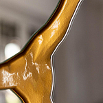 Зеркало кругле с декоративной золотой вставкой Golden Tree варинант исполнения - 2 | Loft Concept в Рязани