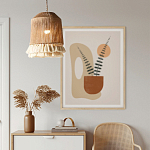 Люстра круглая плетеная с кисточками Small Solar Glow варинант исполнения - 1 | Loft Concept в Рязани