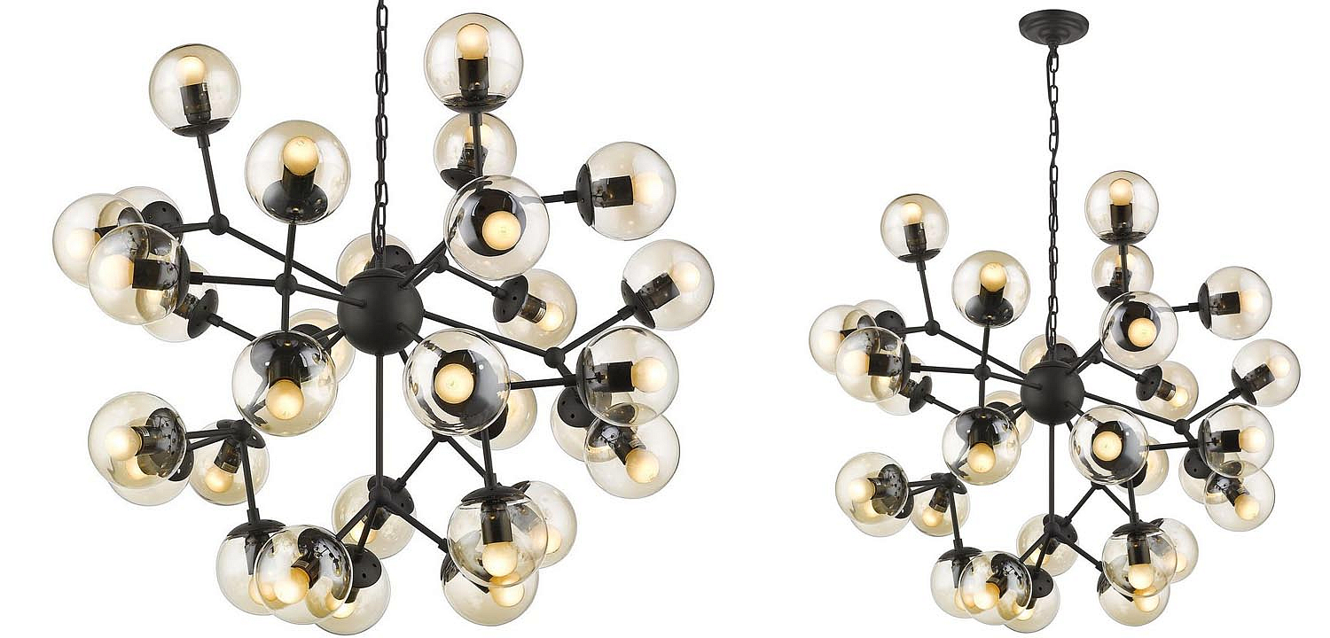 Люстра Modo Chandelier black Люстра Modo Chandelier black - Loft-Concept в Рязани