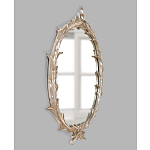 Зеркало овальное с деревянной ветвистой рамой Branched Mirror варинант исполнения - 1 | Loft Concept в Рязани