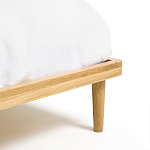 Кровать из массива дуба с пружинным блоком Mateta варинант исполнения - 7 | Loft Concept в Рязани