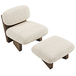 Кресло с оттоманкой Hawaii варинант исполнения - 2 | Loft Concept в Рязани