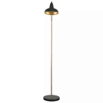 Торшер с плафоном в форме купола в сочетании черного и золотистого цвета Minimalist Execution варинант исполнения - 3 | Loft Concept в Рязани