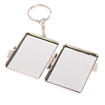 Зеркало брелок складное двухстороннее из натурального камня Малахит Stone Mirrors варинант исполнения - 3 | Loft Concept в Рязани