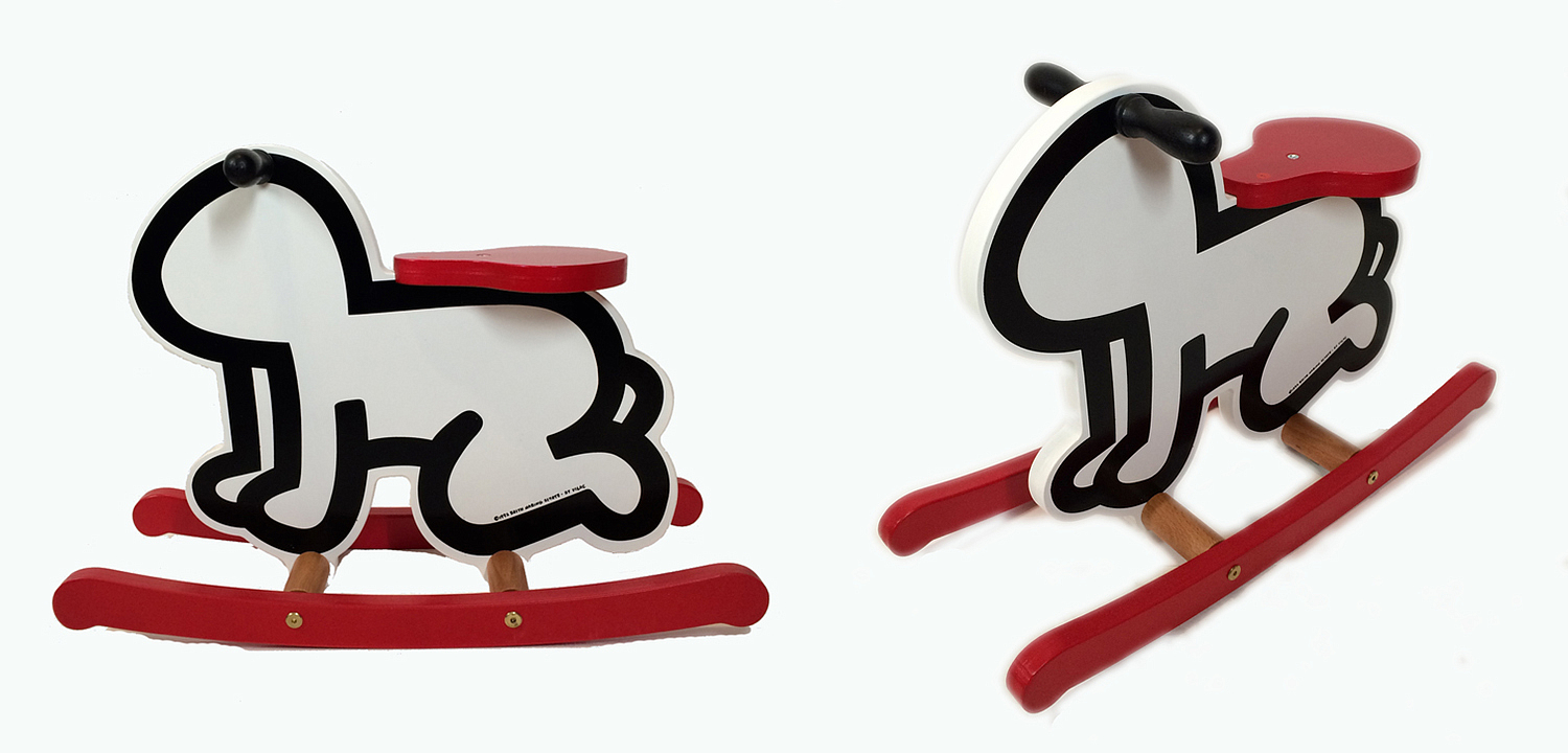 Детская деревянная качалка VILAC KEITH HARING ROCKER BABY TOY-WHITE Детская деревянная качалка VILAC KEITH HARING ROCKER BABY TOY-WHITE - Loft-Concept в Рязани