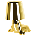 Настольная лампа фигурная цвета золото с гладким абажуром Высота 16 см Sophia варинант исполнения - 6 | Loft Concept в Рязани