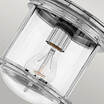 Потолочный светильник для ванных комнат с цилиндрическим стеклянным плафоном и одной лампой Hinkley варинант исполнения - 16 | Loft Concept в Рязани